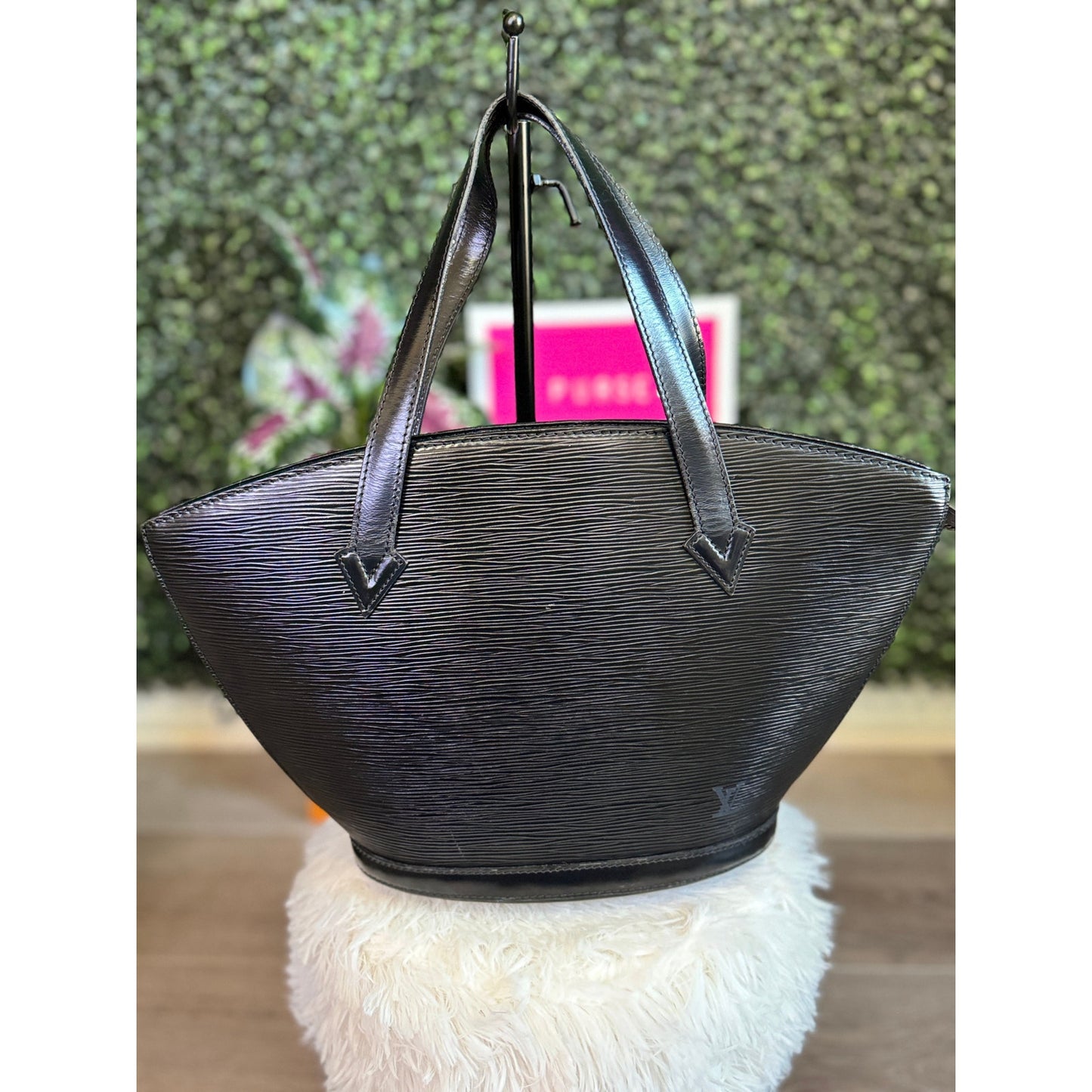 Louis Vuitton Saint Jacques PM Black Epi Handbag