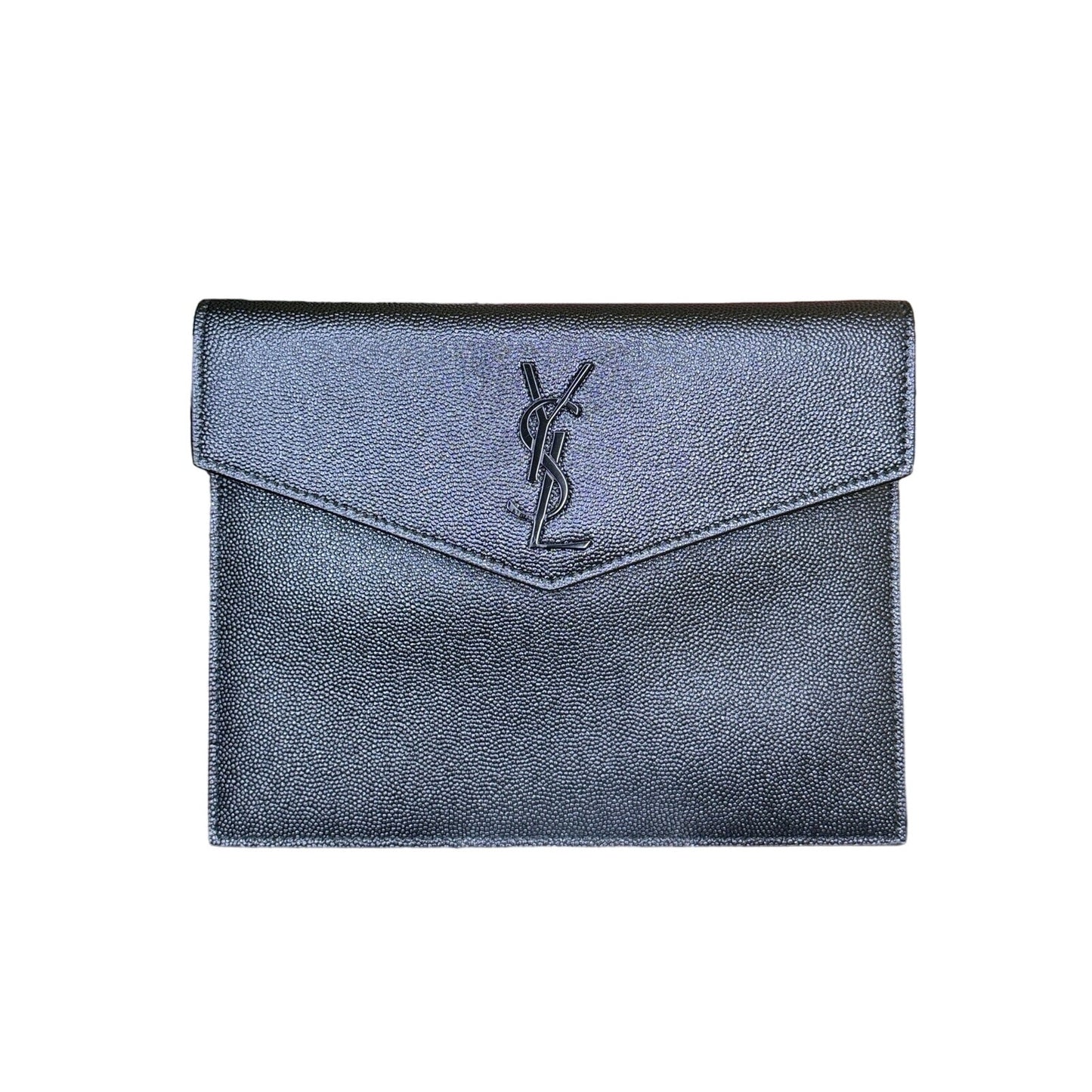 Saint Laurent Grain De Poudre Monogram Uptown Baby Pouch