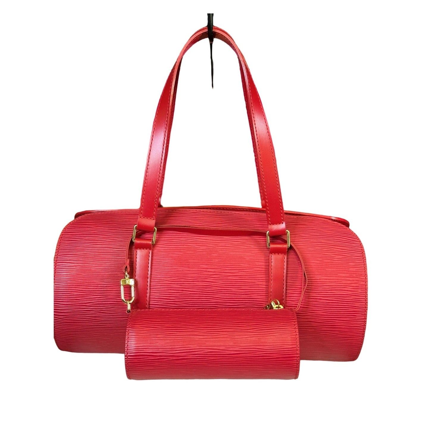 Louis Vuitton Red Epi Soufflot/Papillon with Baby